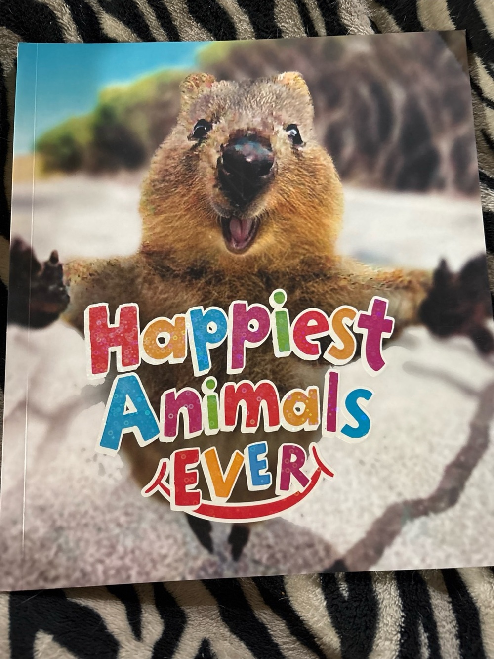 Scholastic Happiest Animals Ever Colorful Cover Featuring Joyful Animal